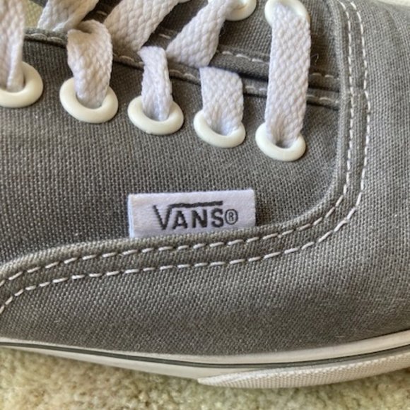 Women's Dark Gray Van shoes, Size 7 - Picture 2 of 3
